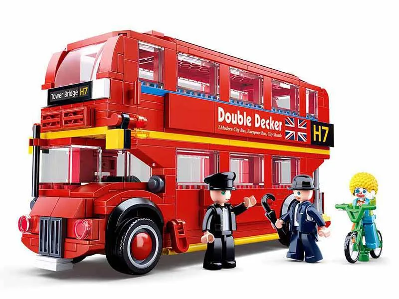Sluban Bus à impériale rouge de Londres (SLB-M38-B0708) - prix | Brick Broker