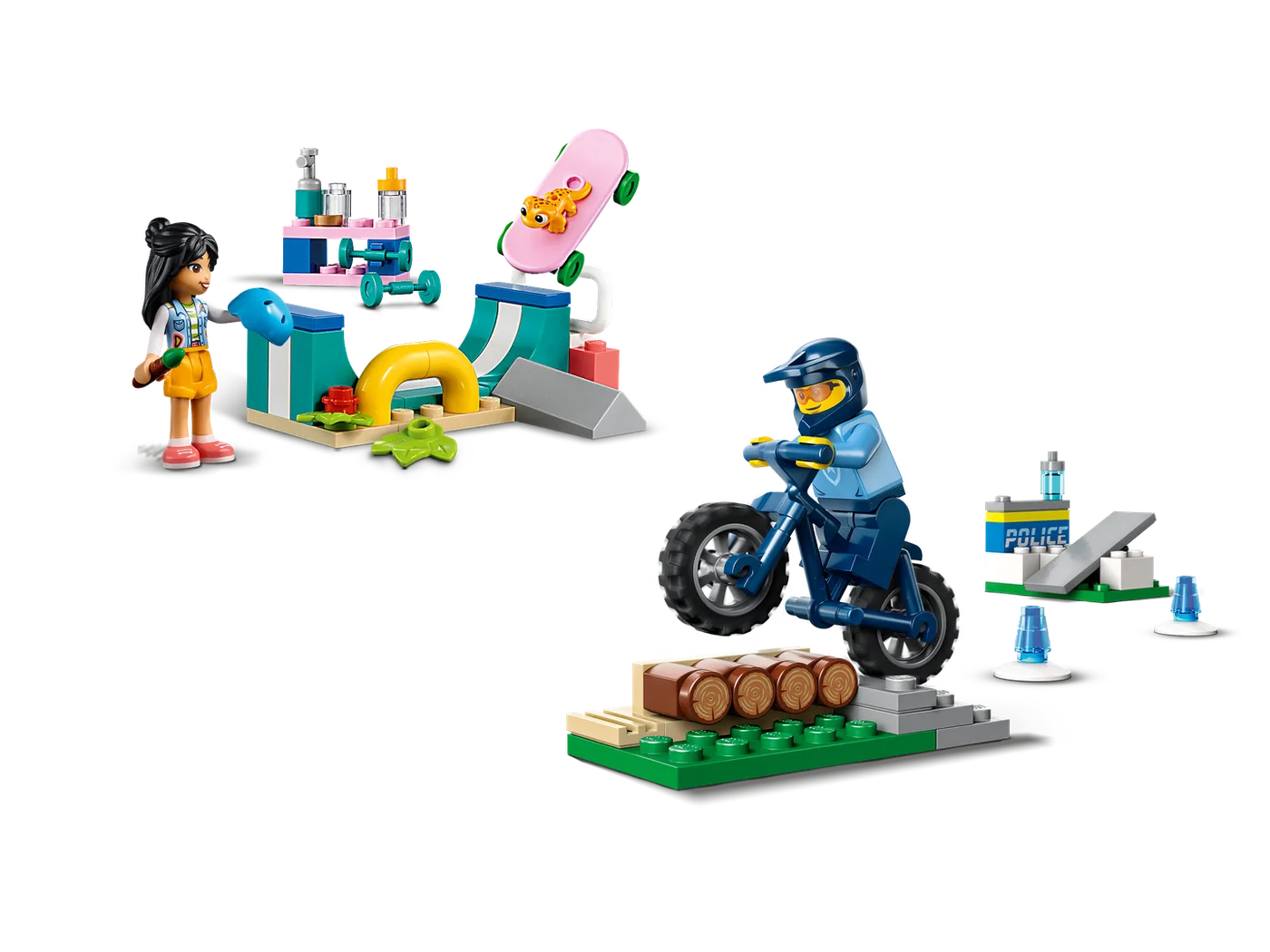 LEGO 30638 Formation vélo police & rampe de skate - prix | Brick Broker