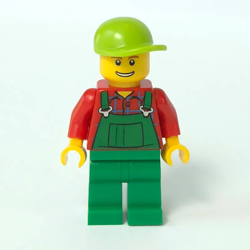 Red Torso, Green Overall, Lime Cap — dans quels sets LEGO ? (fig-001535) | Brick Broker