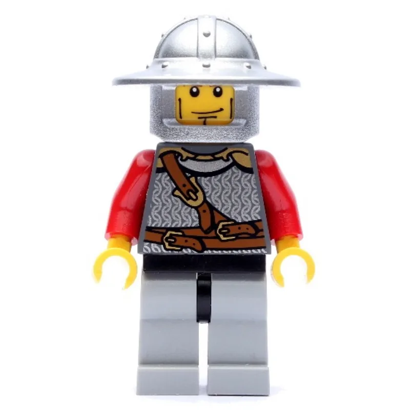 Lion Knight, Wide Brim Helmet, Cheek Lines — minifigurine LEGO | Brick Broker