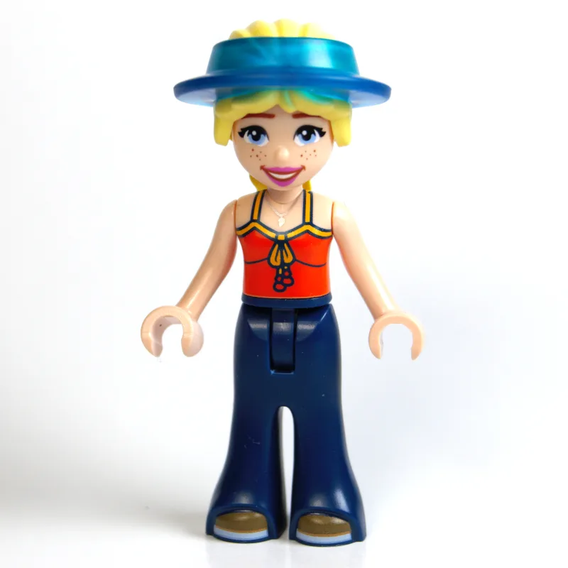 Astrid, Reddish Orange Top, Dark Blue Pants,… — minifigurine LEGO | Brick Broker