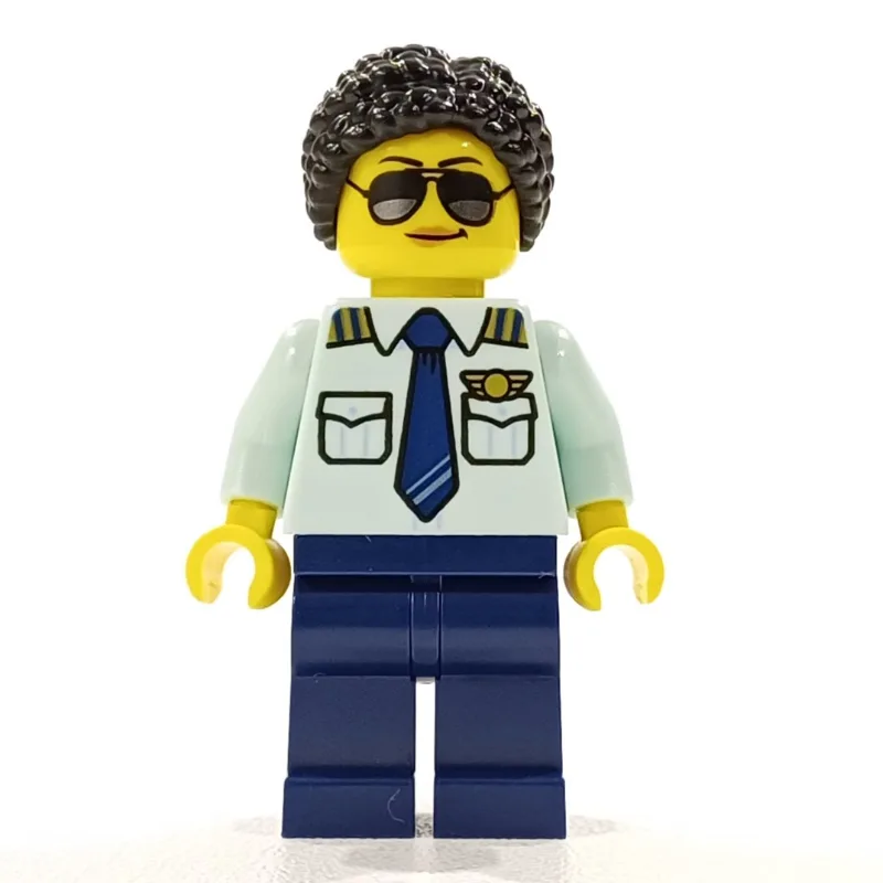 Pilot, Black Hair and Sunglasses — dans quels sets LEGO ? (fig-014317) | Brick Broker