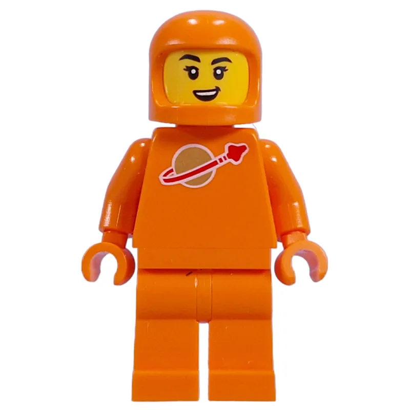 Classic Space, Orange with 28621pr4057 Head — minifigurine LEGO | Brick Broker