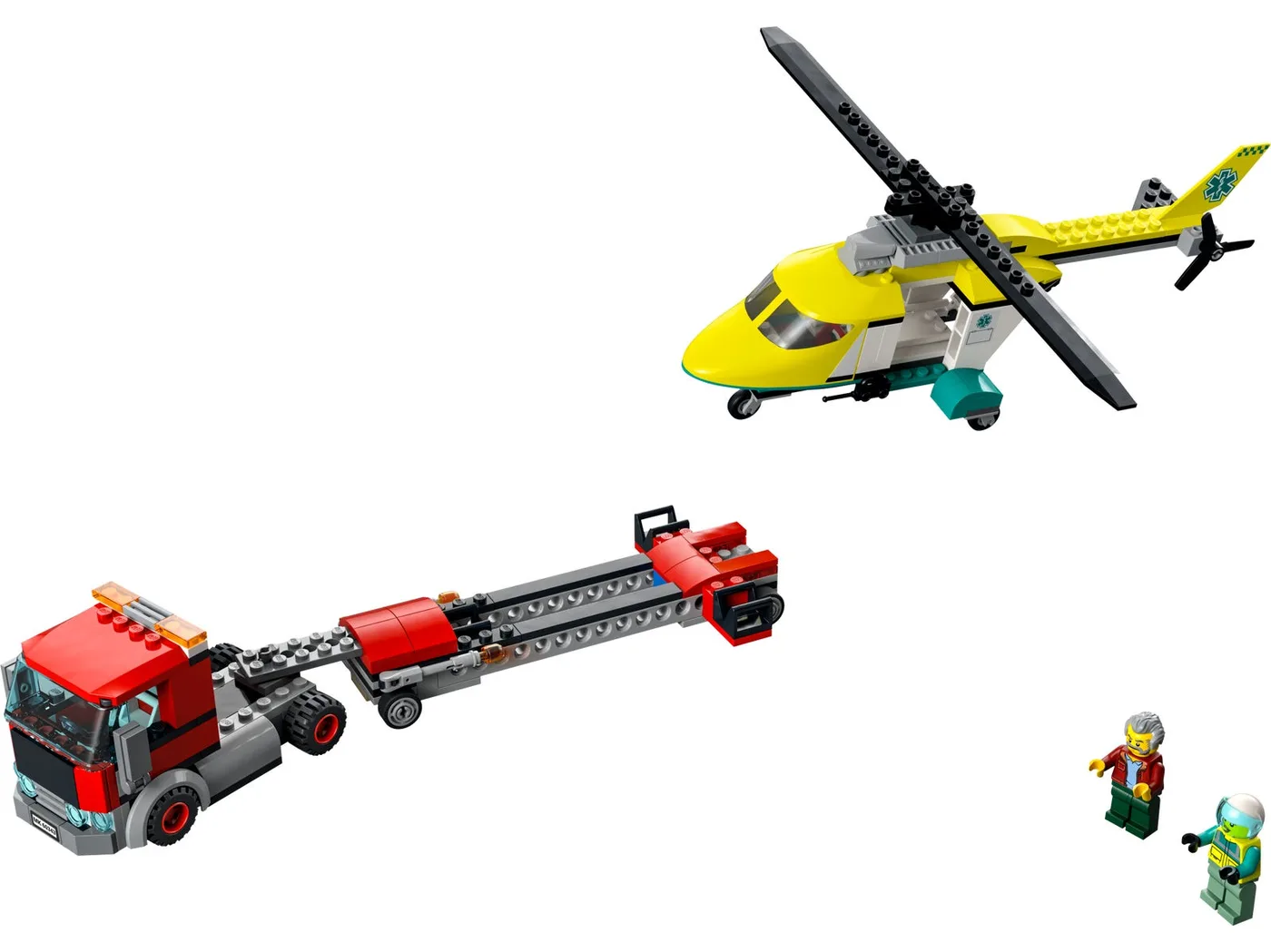 LEGO 60343 Transport d'hélicoptère de sauvetage - prix | Brick Broker