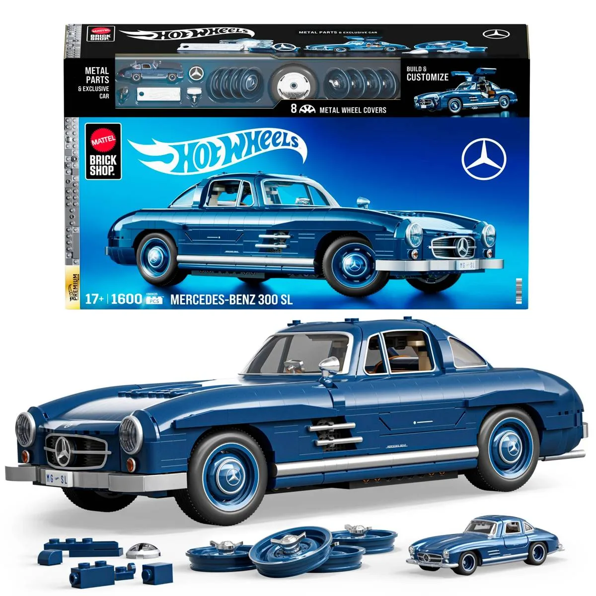 Mattel Boutique de briques Hot Wheels™ Mercedes-Benz™ 300 SL (HWW25) - prix | Brick Broker