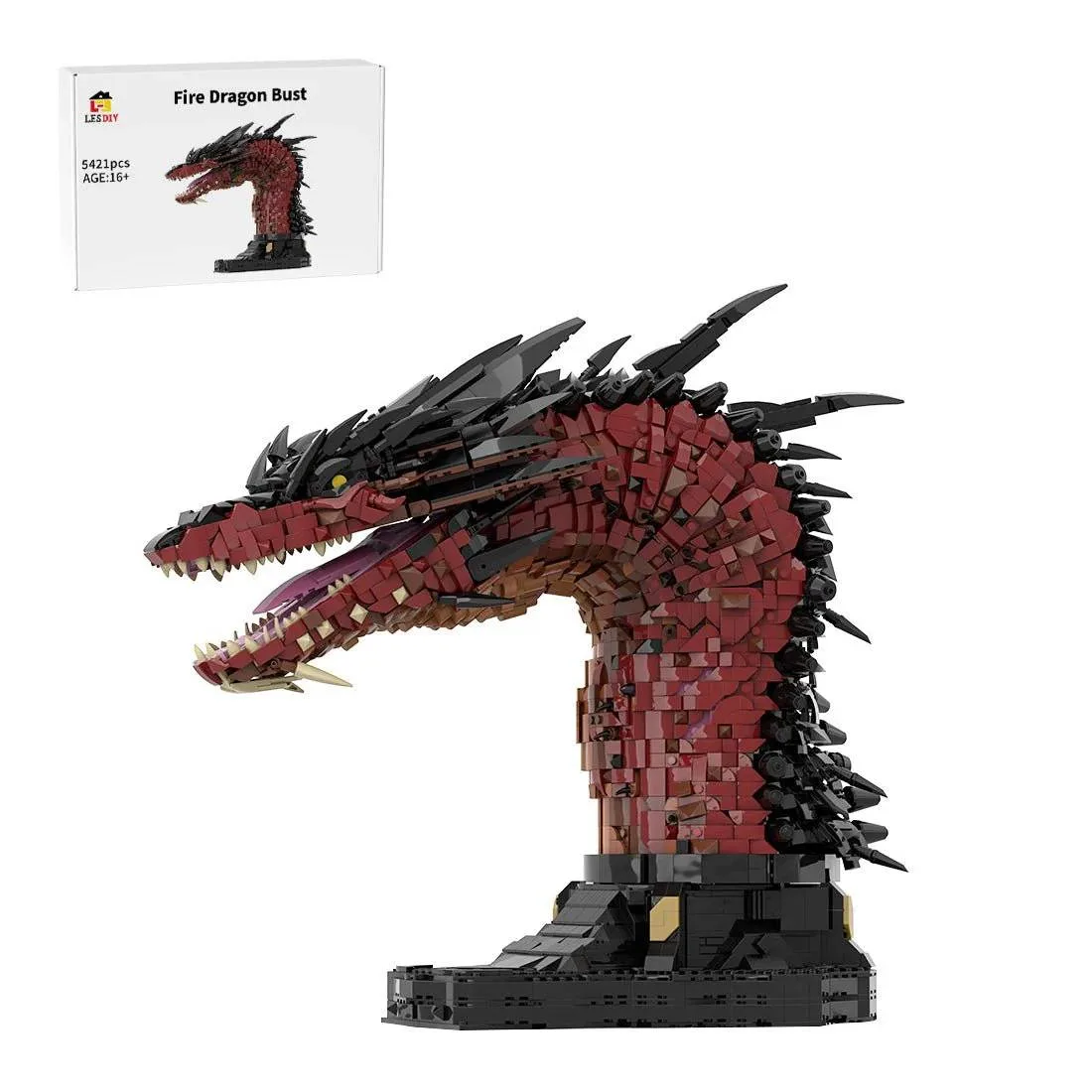 LesDiy Buste de Dragon de Feu (LESDIY-3690447) - prix | Brick Broker