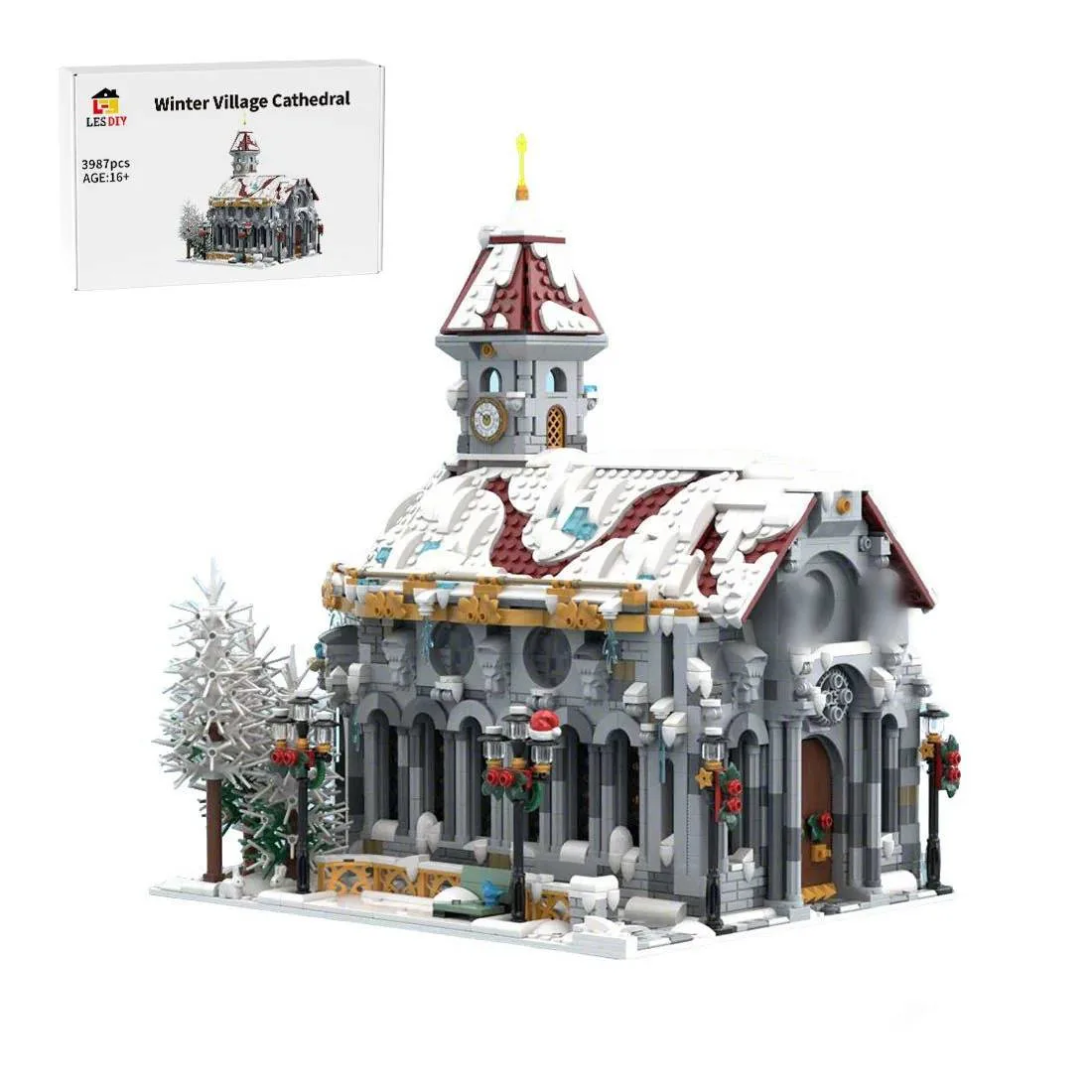LesDiy Cathédrale du village d'hiver (LESDIY-3680295) - prix | Brick Broker