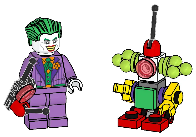 LEGO 212505 Le Joker et le robot - prix et où acheter | Brick Broker