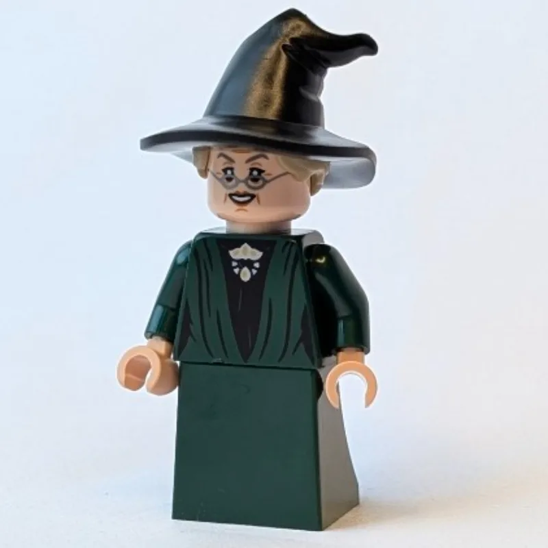 Professor Minerva McGonagall, Dark Green Robe — minifigurine LEGO | Brick Broker