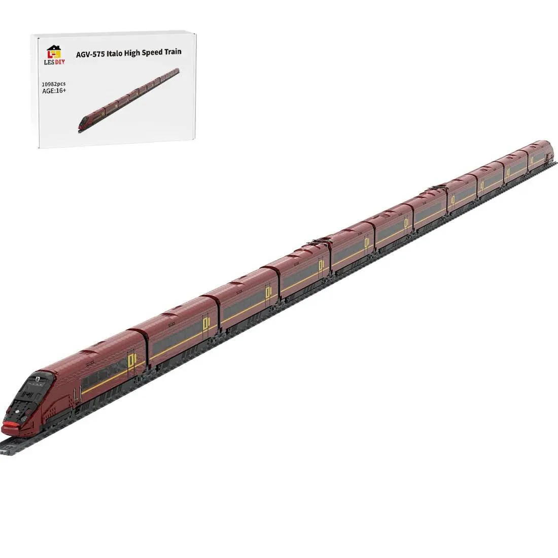 LesDiy Train à grande vitesse AGV-575 Italo (LESDIY-3623683) - prix | Brick Broker