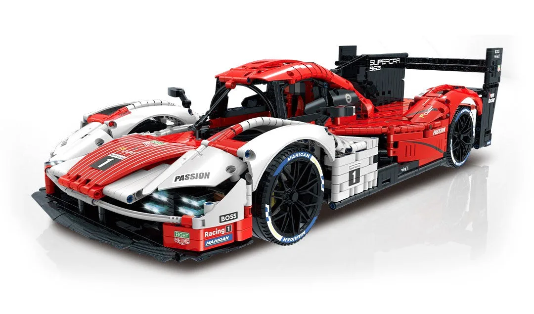 JIESTAR GULY 1:8 Electroplated Endurance Race Car Model Kit 10615 (JS-10615) - prix | Brick Broker