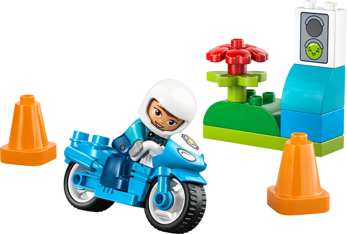 LEGO 10471 Moto de Police Bleue - prix et où acheter | Brick Broker