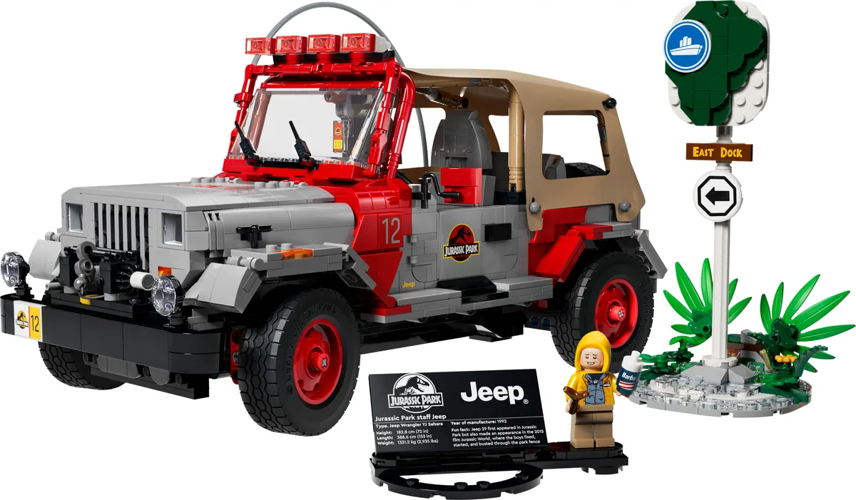 LEGO 77984 Jeep Wrangler du Parc Jurassique - prix | Brick Broker