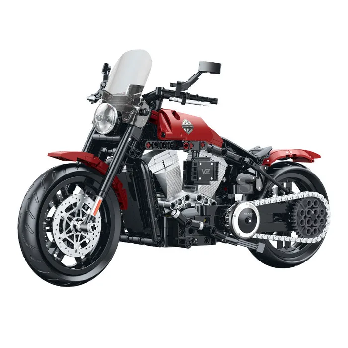 JIESTAR Kit moto Cruiser Technic GULY 1:8 60534 (JS-60534) - prix | Brick Broker