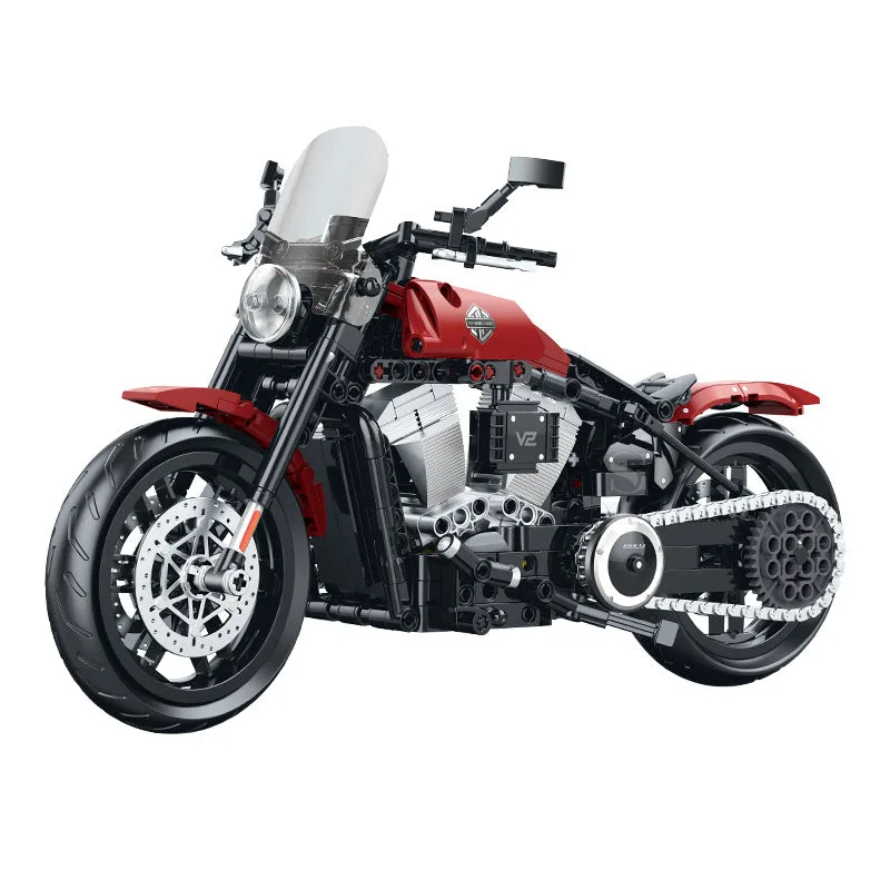 JIESTAR Kit moto Cruiser Technic GULY 1:8 60534 (JS-60534) - prix | Brick Broker