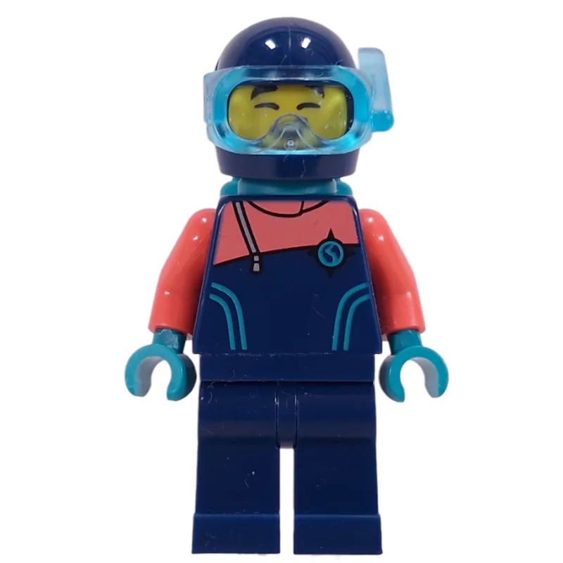 Arctic Explorer, Dark Blue Wetsuit, Helmet, D… — minifigurine LEGO | Brick Broker