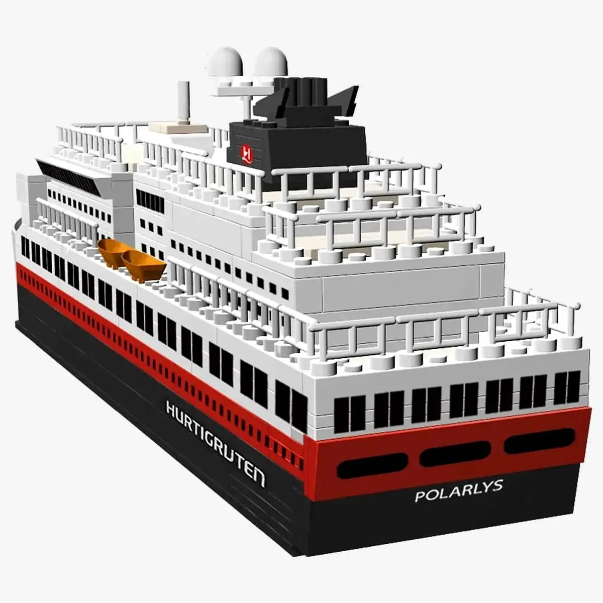 COBI Navire côtier Hurtigruten 8 en 1 - Version exclusive (COBI-1333) - prix | Brick Broker