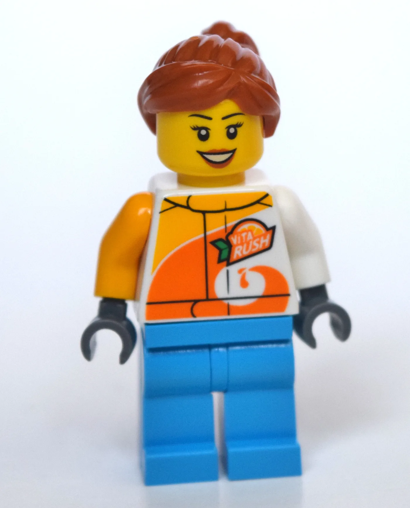 Woman, Vita Rush Jacket, Dark Azure Legs, Dar… — minifigurine LEGO | Brick Broker