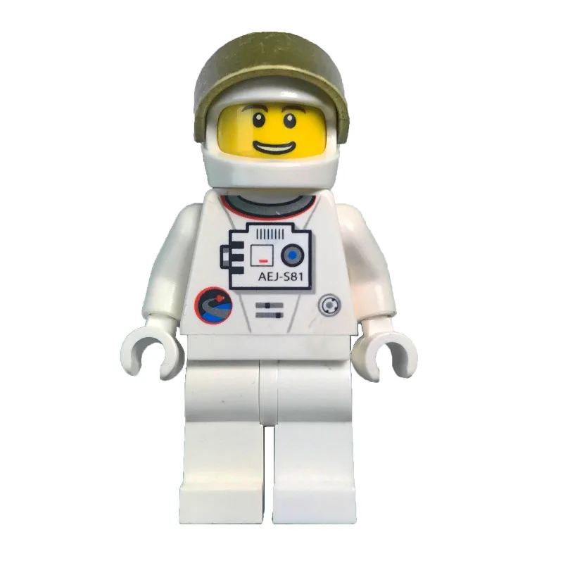 Astronaut - White Torso and Legs, Gold Visor,… — minifigurine LEGO | Brick Broker