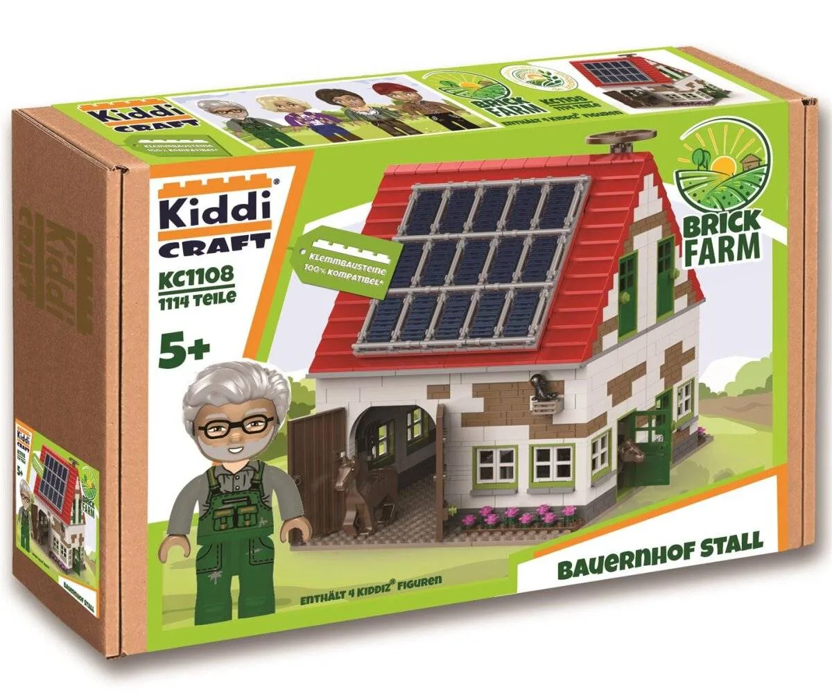 Kiddicraft Écurie de ferme (KID-KC1108) - prix | Brick Broker