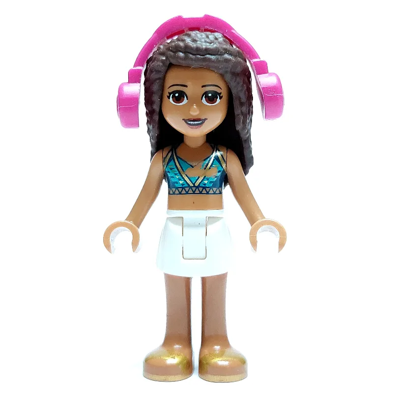 Andrea - Dark Purple/Azure Top, White Skirt — minifigurine LEGO | Brick Broker
