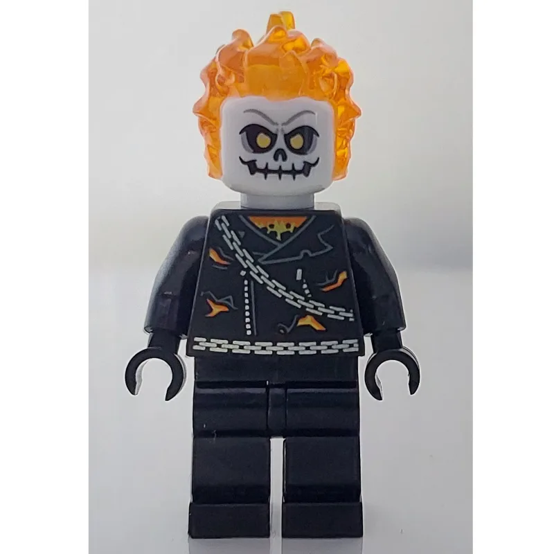 Ghost Rider, White Head, Torn Jacket — dans quels sets LEGO ? (fig-005337) | Brick Broker
