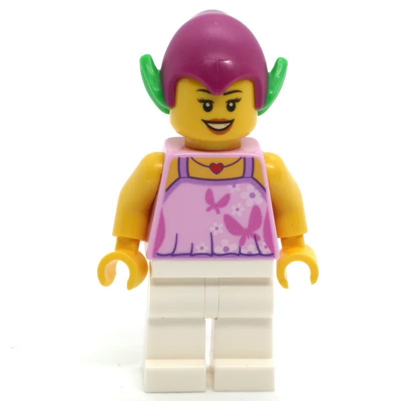 Goblin - Bright Pink Torso, White Legs, Magen… — minifigurine LEGO | Brick Broker