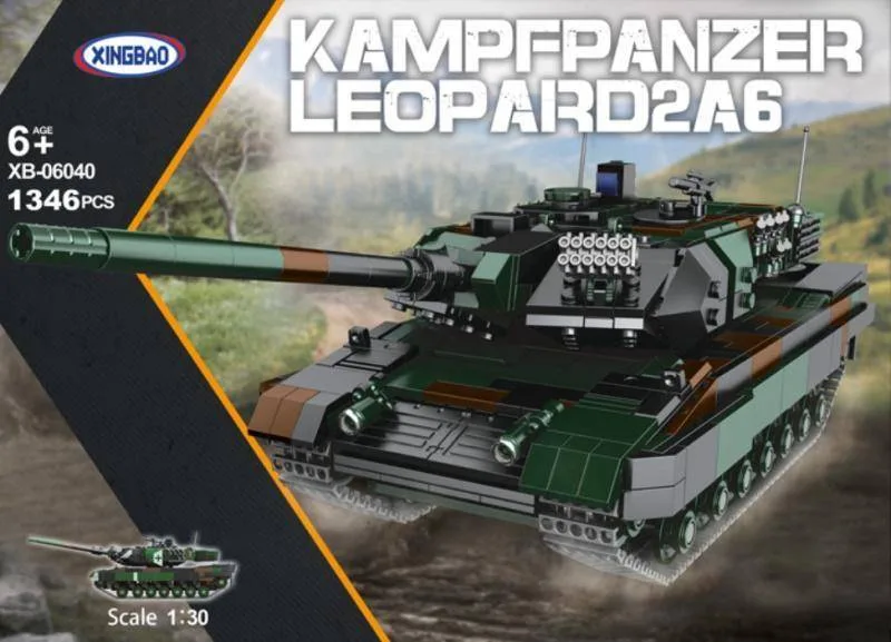 Xingbao Char de Combat Léopard II A6, Bundeswehr (XB-06040) - prix | Brick Broker