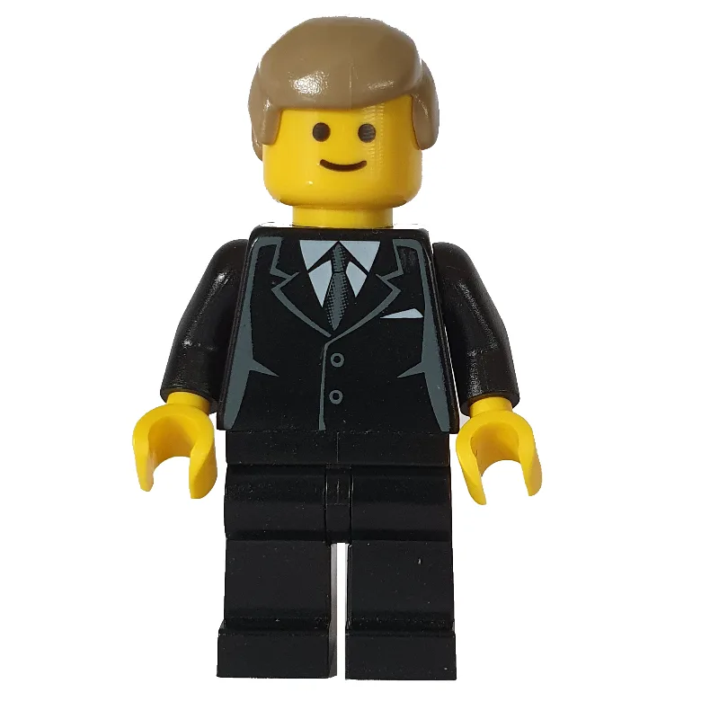 Groom, Mannequin, Dark Tan Hair — dans quels sets LEGO ? (fig-008377) | Brick Broker