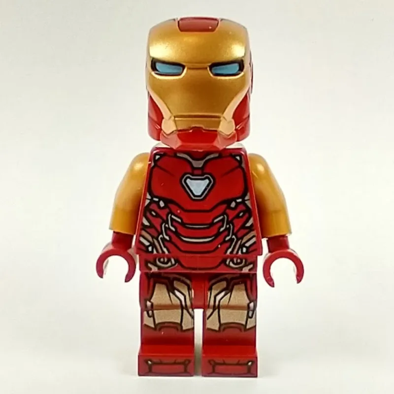 Iron Man Mark 85 Armor, Pearl Gold Arms, Roun… — minifigurine LEGO | Brick Broker