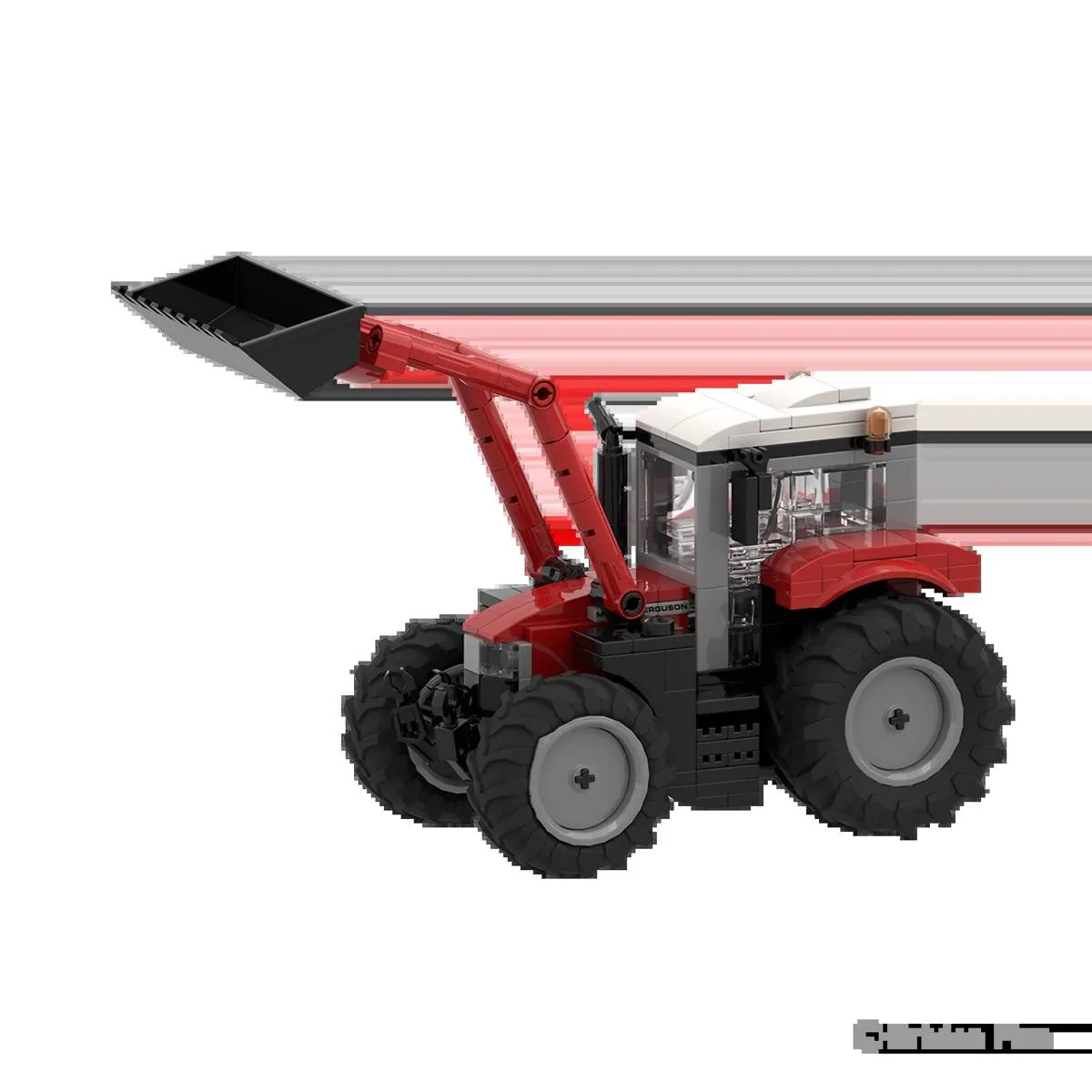 BRIXIES Massey Ferguson™ 5S avec chargeur frontal (BRIXIES-222.775) - prix | Brick Broker