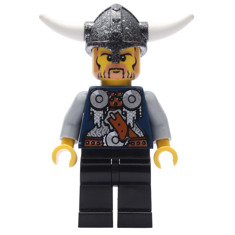 Viking Warrior - Armour, Sand Blue Arms, Blac… — minifigurine LEGO | Brick Broker