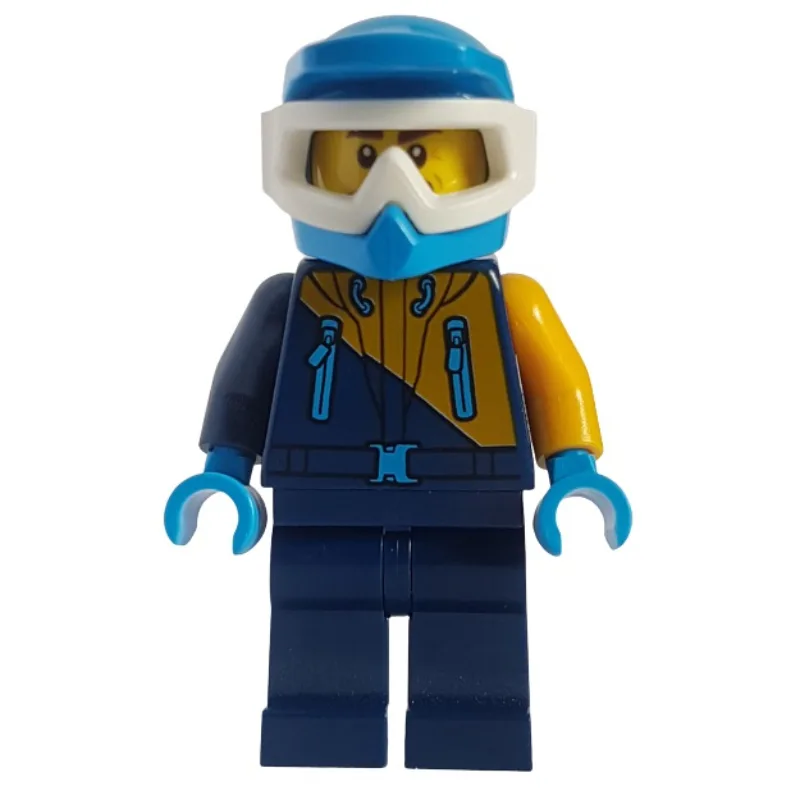Arctic Explorer, Dirt Bike Helmet, Snow Goggl… — minifigurine LEGO | Brick Broker