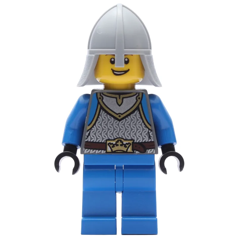 Soldier - Castle, Dark Bluish Grey Torso, Blu… — minifigurine LEGO | Brick Broker