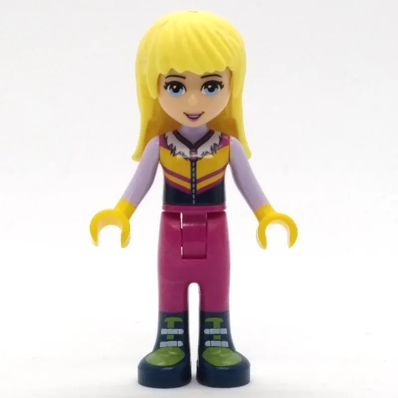 Stephanie - Bright Light Orange Ski Vest, Mag… — minifigurine LEGO | Brick Broker