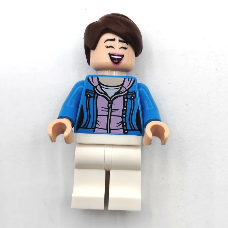 Soccer Fan, Dark Azure Jacket, Reddish Brown… — minifigurine LEGO | Brick Broker