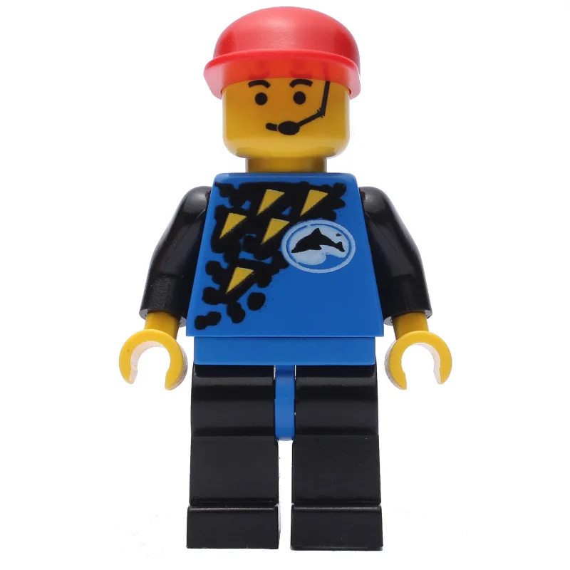 Marine Explorer, Blue Wetsuit, Red Cap, Heads… — minifigurine LEGO | Brick Broker
