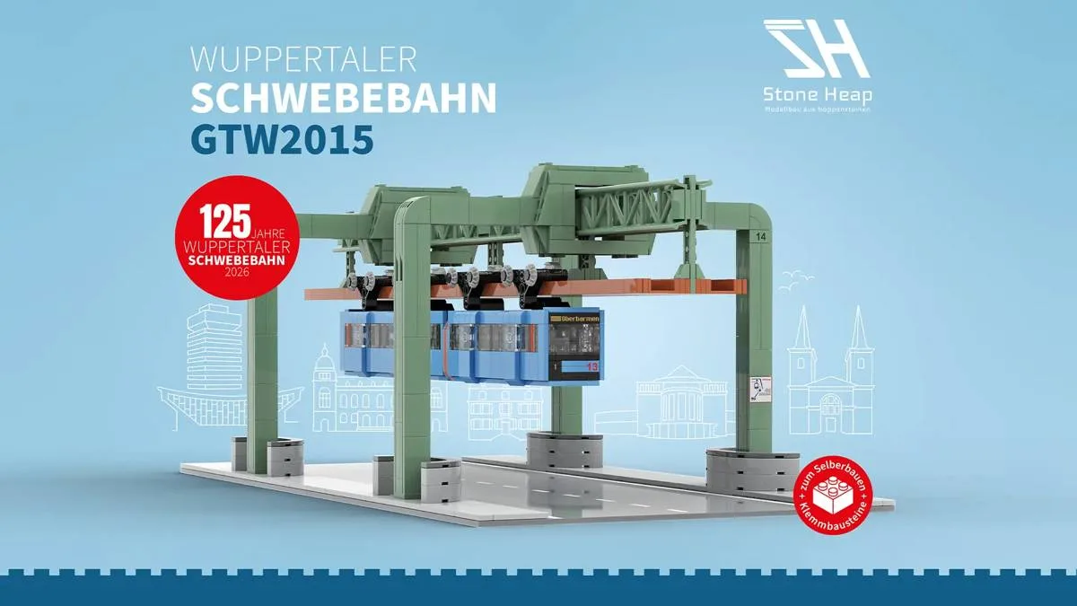 Stone Heap Monorail suspendu - GTW2015 (SH-8006) - prix | Brick Broker
