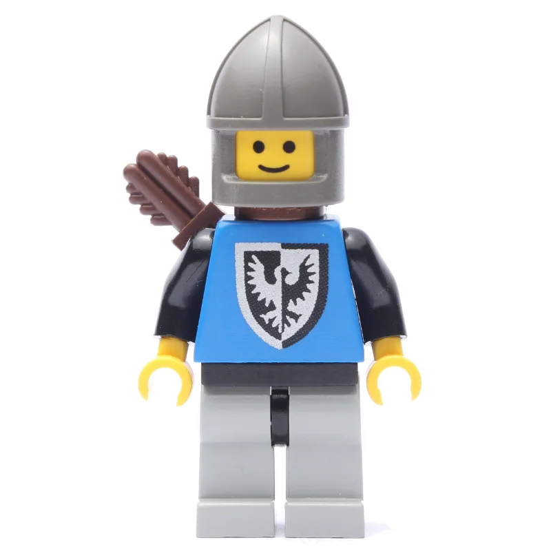Archer (Black Falcon) - Light Gray Legs, Chin… — minifigurine LEGO | Brick Broker