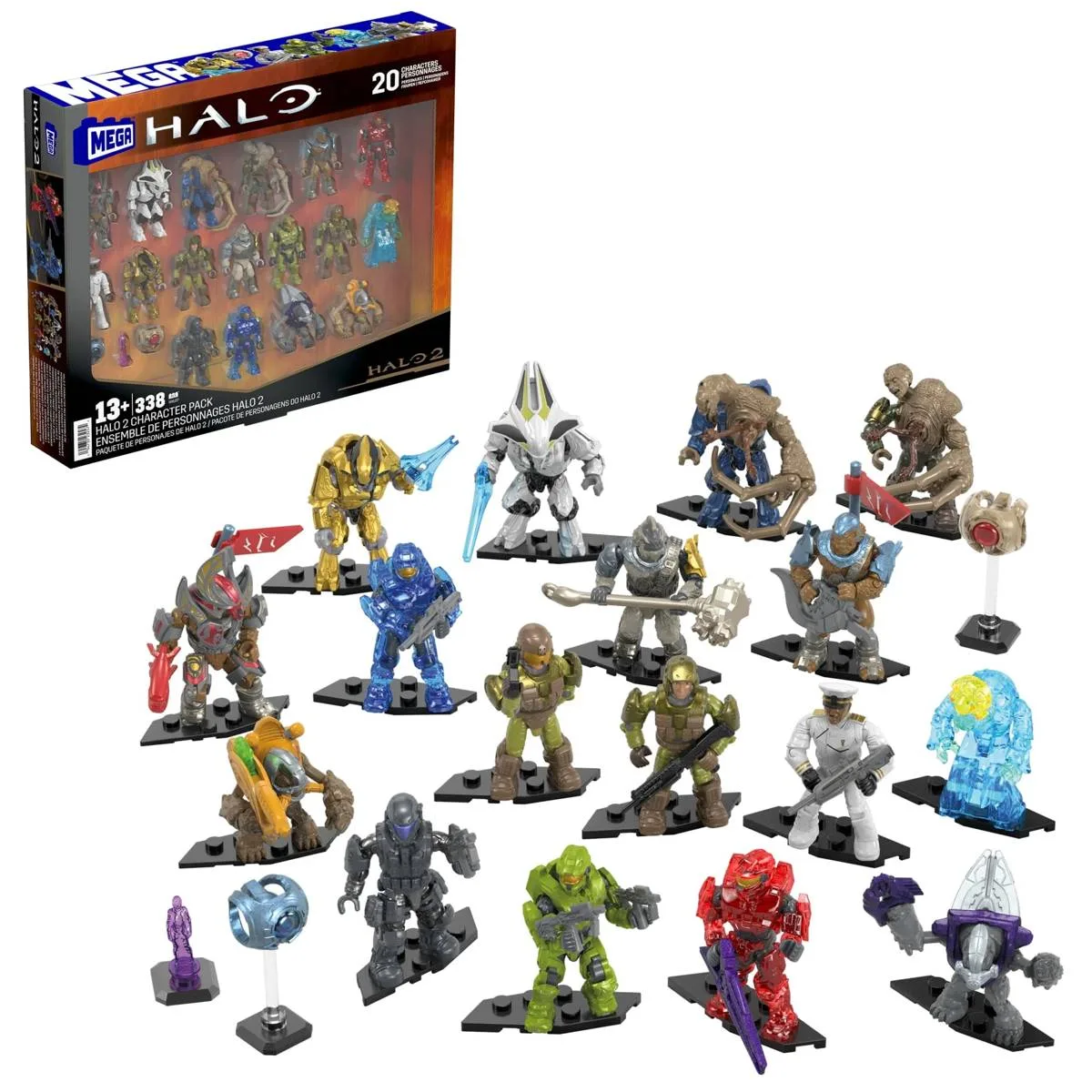 Mattel MEGA Halo™ Pack de 2 personnages (HXL07) - prix | Brick Broker
