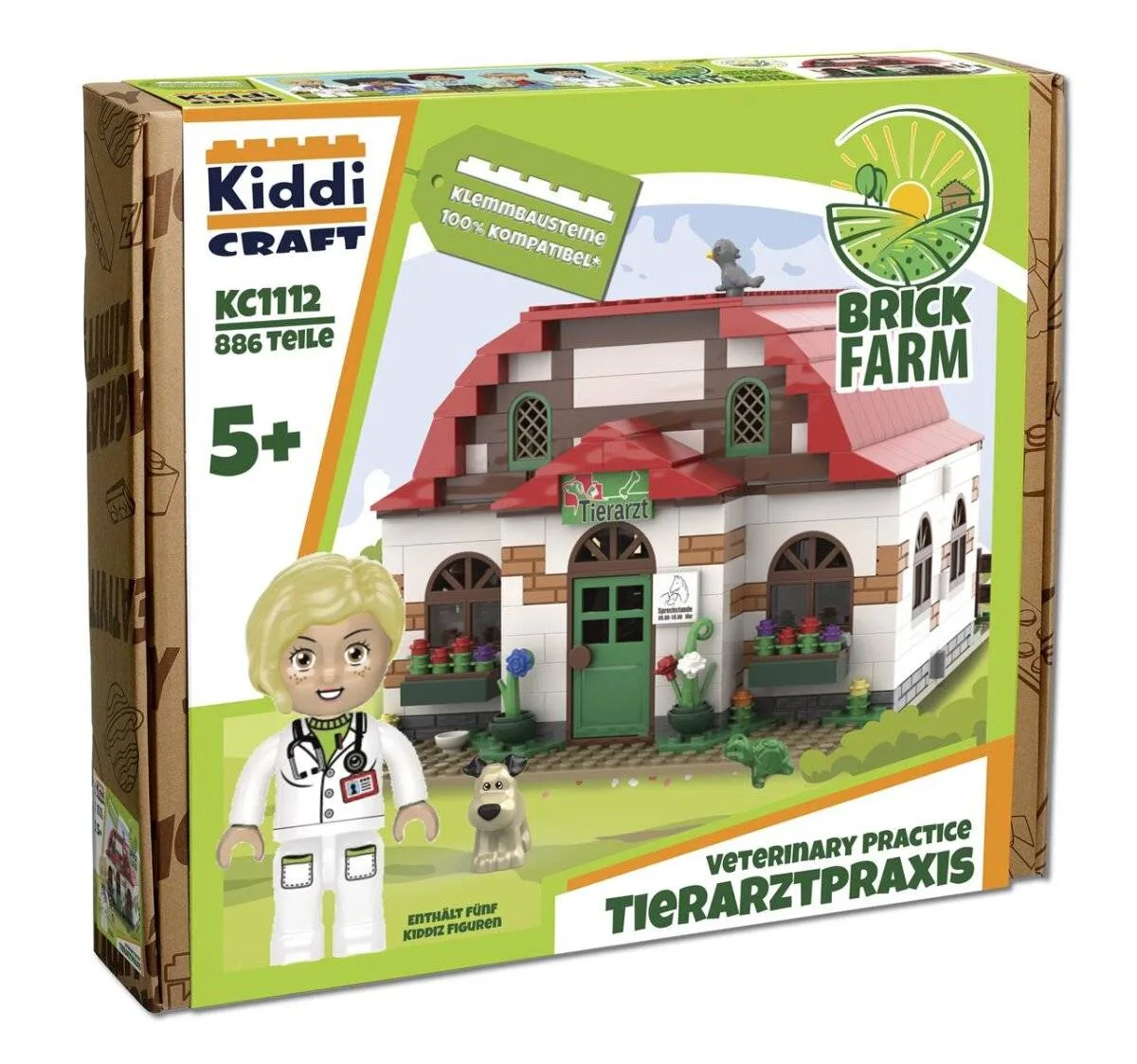 Kiddicraft Clinique vétérinaire (KID-KC1112) - prix | Brick Broker