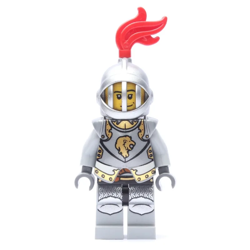 Lion Knight, Armour, Helmet with Grille and R… — minifigurine LEGO | Brick Broker