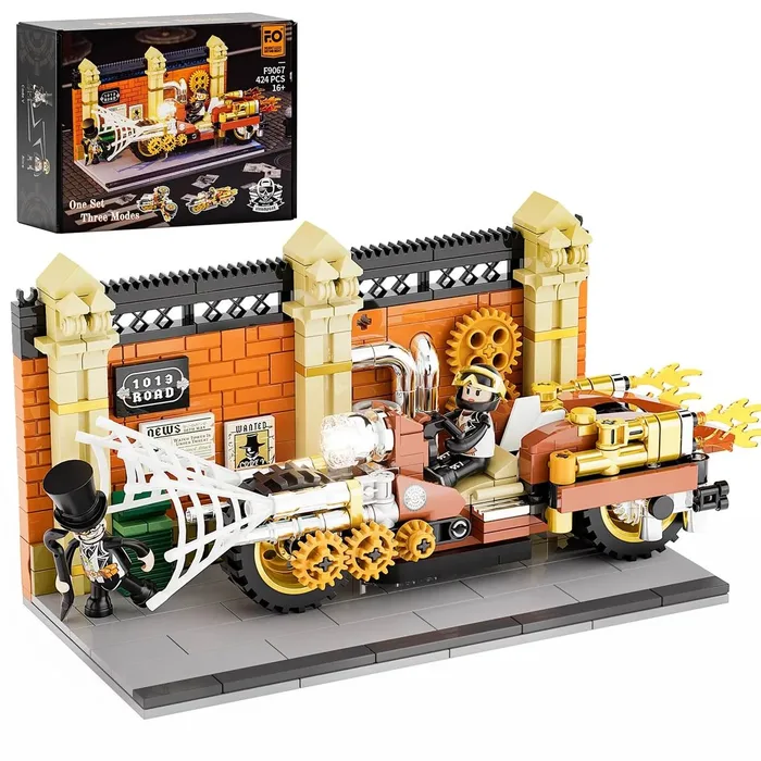 Lumibricks Poursuite en Moto Steampunk (LUMI-F9067) - prix | Brick Broker