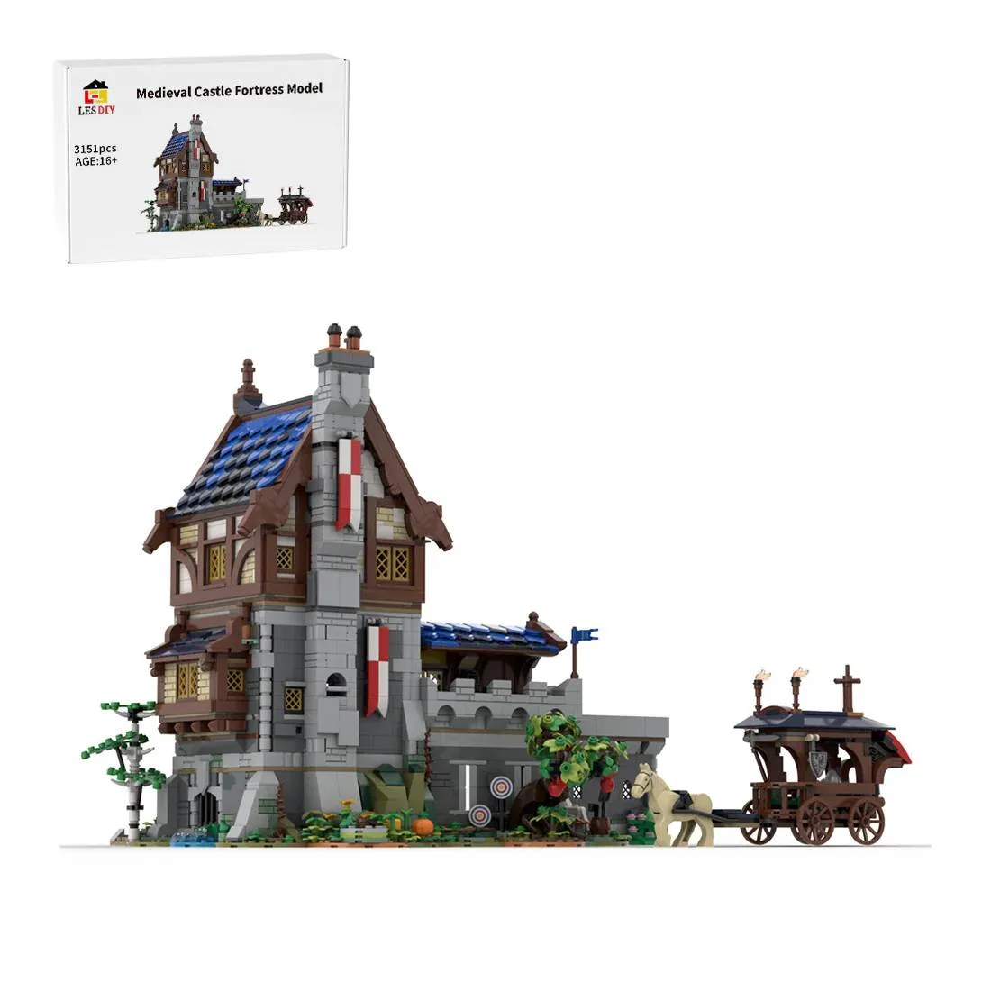 LesDiy Château Fort Médiéval (LESDIY-3436853) - prix | Brick Broker