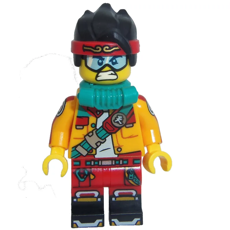 Monkie Kid, Bright Light Orange Jacket, Breat… — minifigurine LEGO | Brick Broker