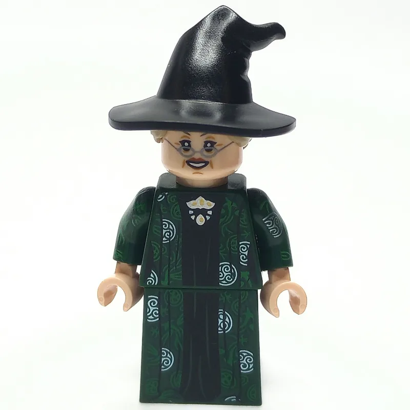 Professor Minerva McGonagall, Dark Green Robe… — minifigurine LEGO | Brick Broker