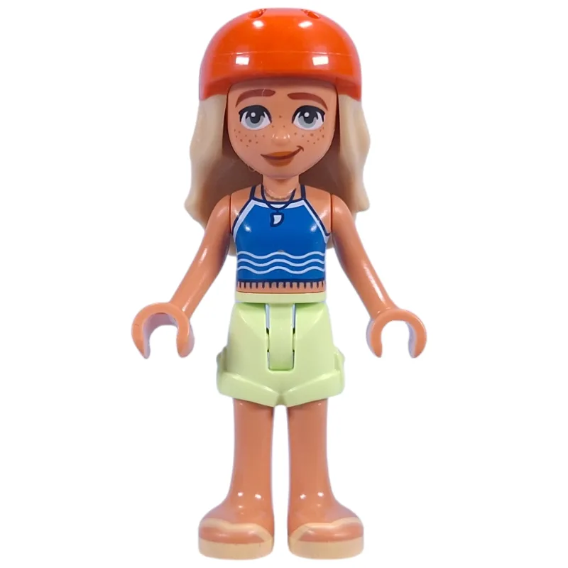 Sage - Blue Top, Yellowish Green Skirt, Helmet — minifigurine LEGO | Brick Broker