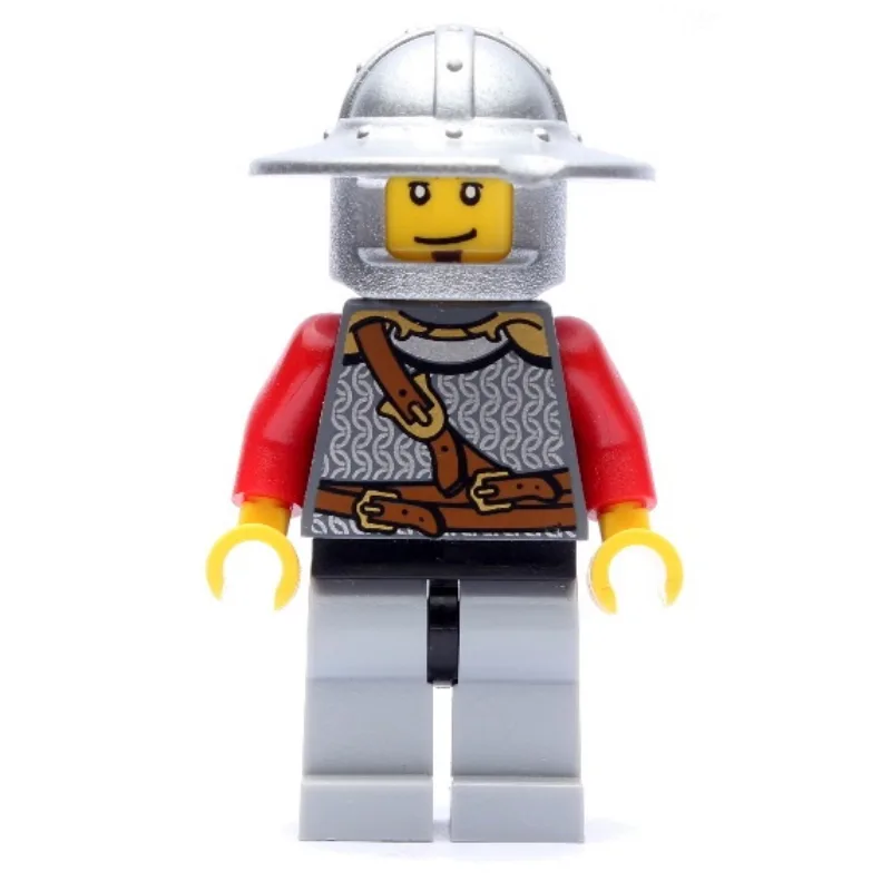 Lion Knight, Wide Brim Helmet, Soul-patch — minifigurine LEGO | Brick Broker