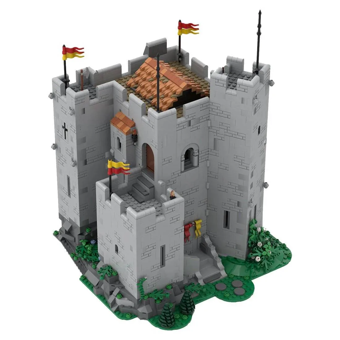 LesDiy Scène de rue médiévale Château Normand (LESDIY-3464198) - prix | Brick Broker