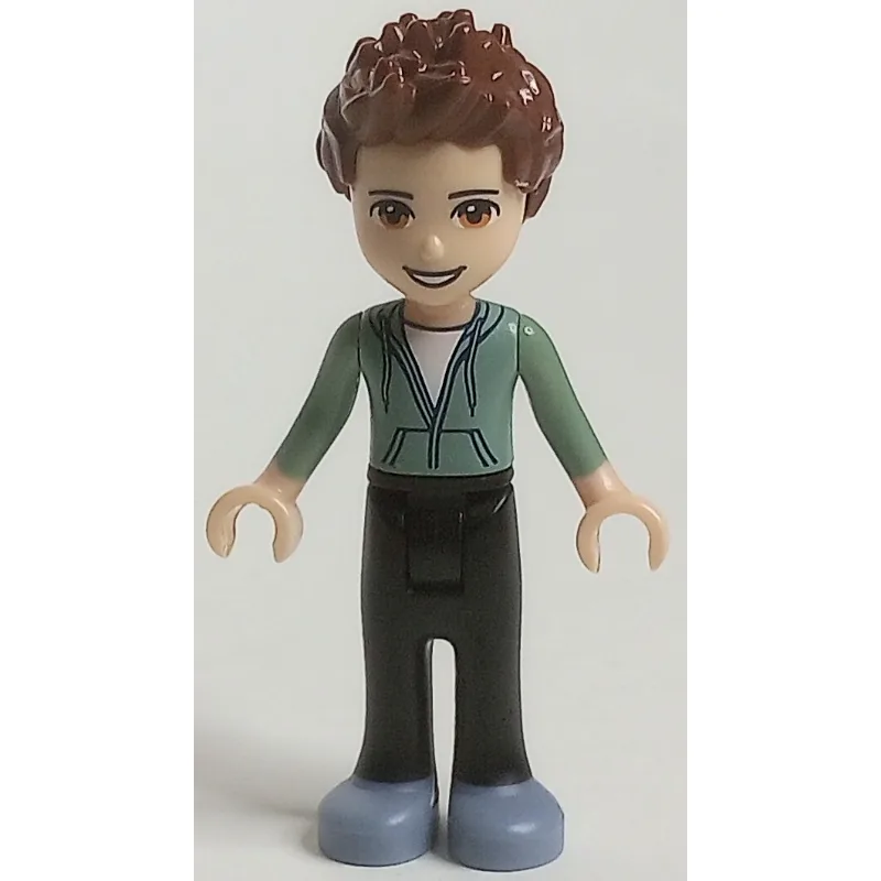 Ethan - Sand Green Hoodie, Black Trousers, Op… — minifigurine LEGO | Brick Broker